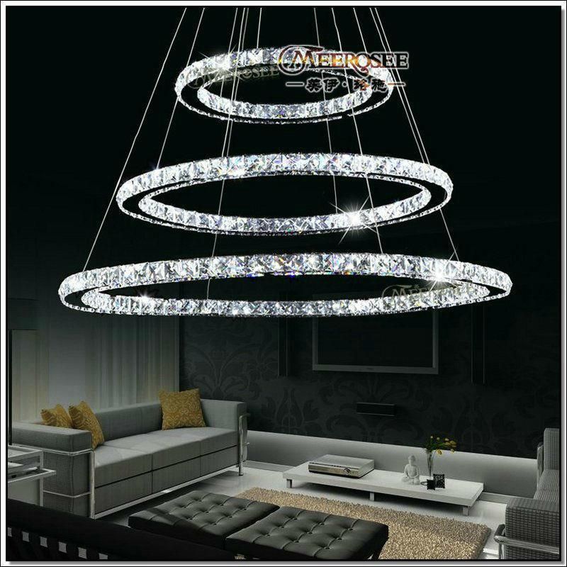 Diameter 400mm Led Crystal Ring Chandelier Light Raimond Diameter 400mm Led Crystal Ring Chandelier Light Raimond Circle Lamp Top Quality 100 Guarantee Fast White Orb From