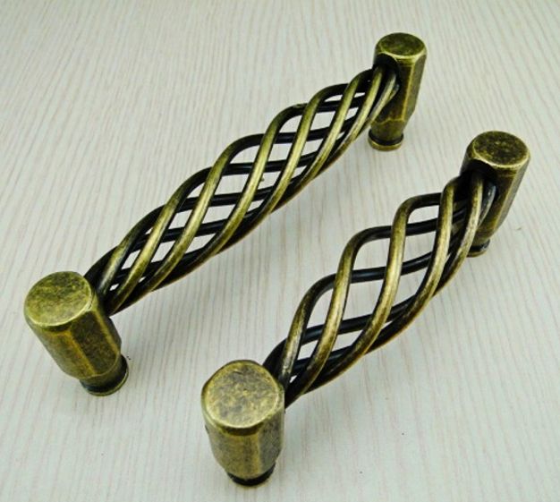 2019 Antique Bronze Spiral Birdcage Furniture Hardware Handles 2019 Antique Bronze Spiral Birdcage Furniture Hardware Handles Kitchen Cabinets Knobs Drawer Wardrobe Cupboard Dresser Pull Door Accessories From Gs_trading ... - 2019 Antique Bronze Spiral Birdcage Furniture Hardware Handles
