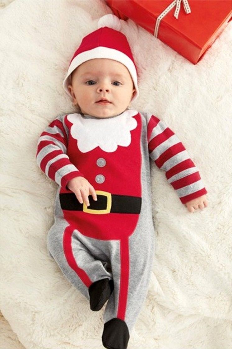 Hot New Xmas Infant Baby Boy Girl Christmas Clothes Party Rompers Outfit Costume