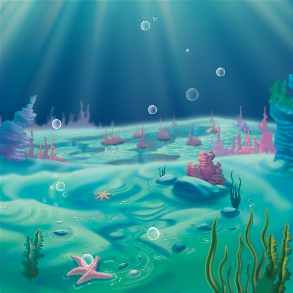 Acheter Beau Paysage Sous La Mer Toile De Fond Pour La Photographie