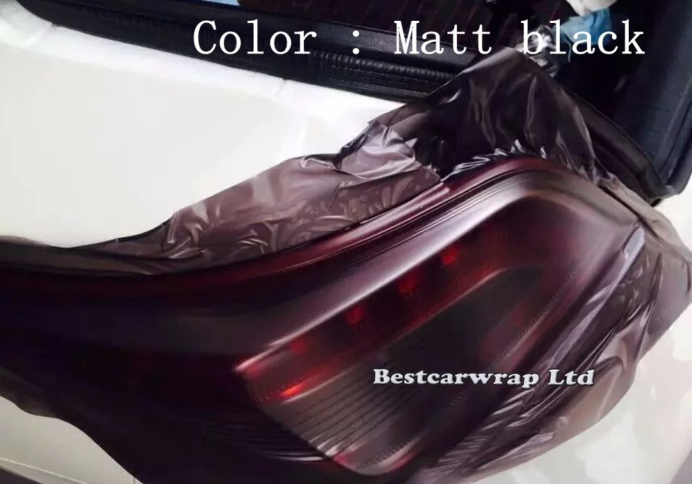 2021 2 RollsMatte Black Smoke Car Headlights Tinting Headlamp Tint Film