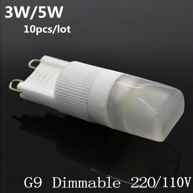 G9 Crystal Chandelier Bulbs Dimmable LED Lamp 3W 5W LED Bulb 110V/220V