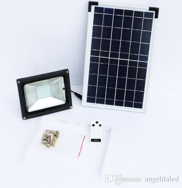 Solar 10w Led Flood Light With Remote Controller Automatically Solar 10w Led Flood Light With Remote Controller Automatically Working Lithium Battery Separate Panel Wire Garden