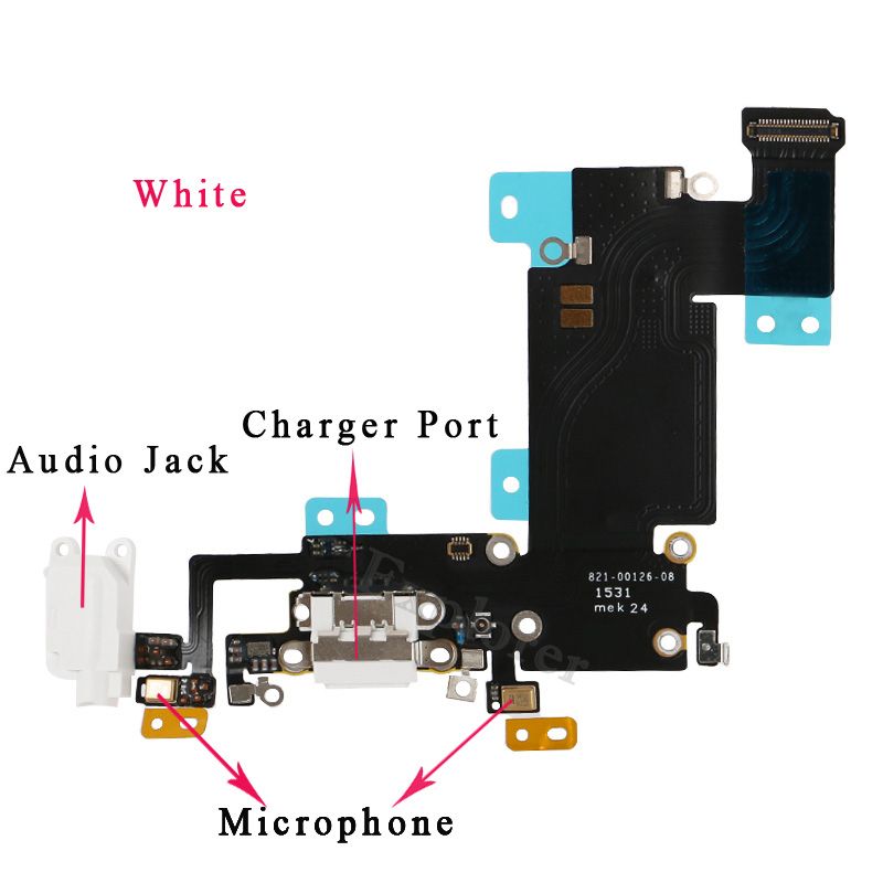 for iPhone 6S 6S Plus 7G 7 Plus 5SE USB Dock Connector Charger Charging Port Flex Cable Headphone Audio Jack microphone Ribbon Replacement