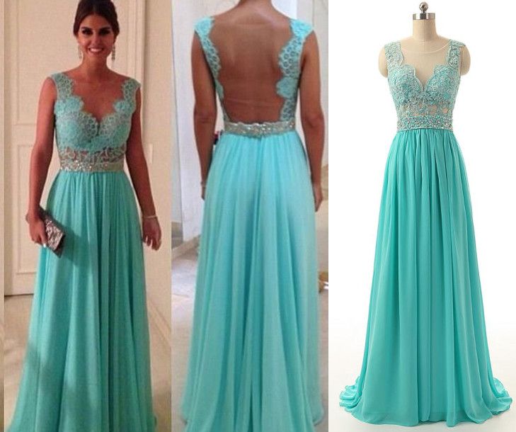 turquoise prom dresses 2018