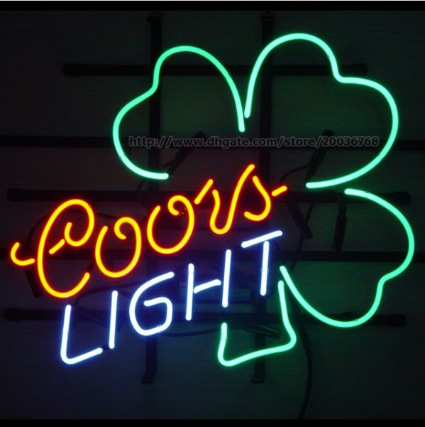 2019 Coors Light Clover Neon Sign Disco KTV Beer Bar