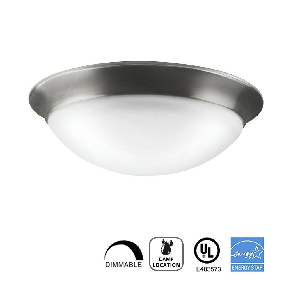 round light fixture brushed nickel 2018 led ceiling light flush mount fixtures11 inch 15w dimmable 3000kantique glass brushed nickel round lamp fixtureul energy star listed from xierled round light fixture brushed nickel 2018 led ceiling light flush mount fixtures11 inch 15w dimmable 3000kantique glass brushed nickel round lamp fixtureul energy star listed from xierled