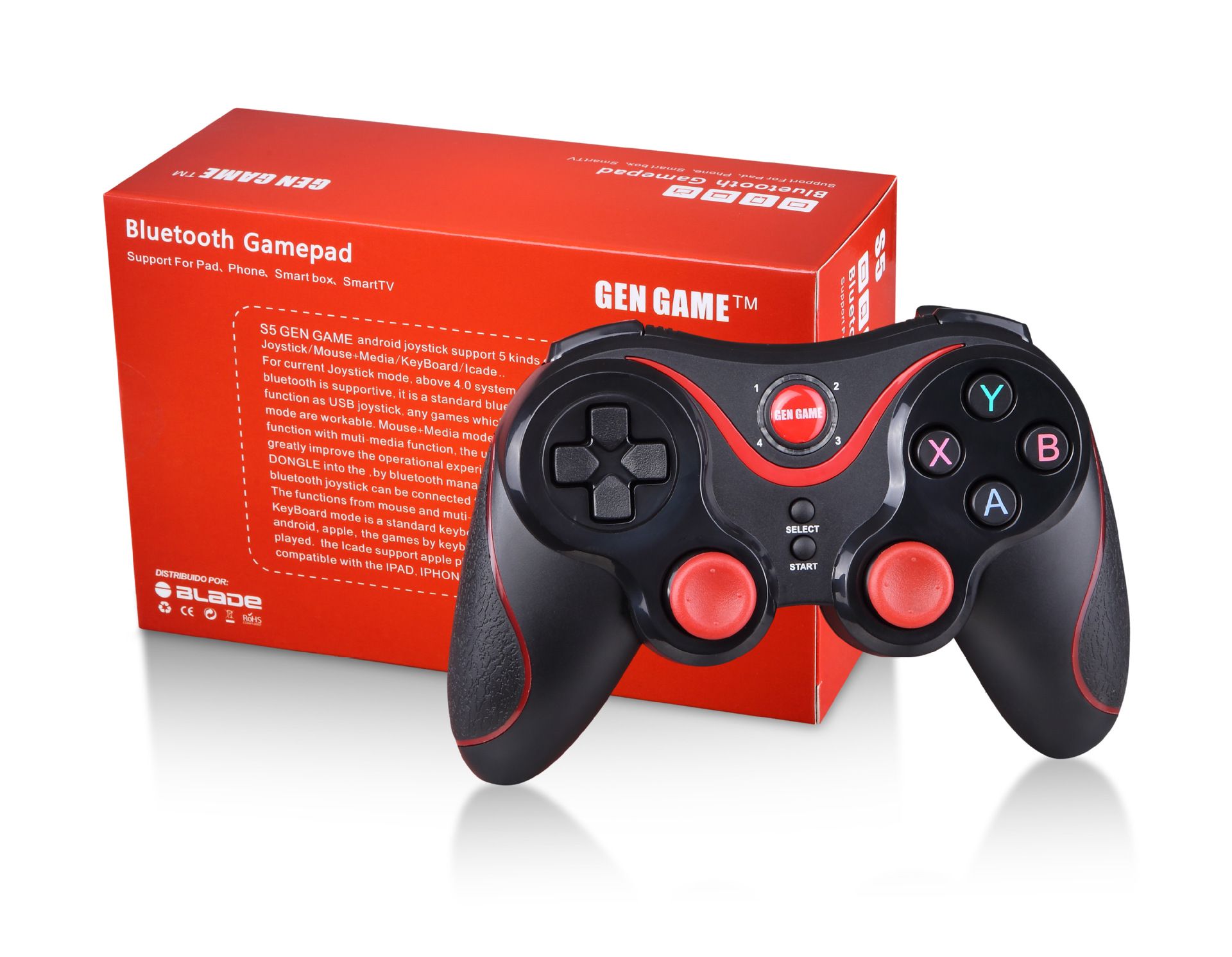 Wireless Bluetooth Gamepads Gaming Controller GEN GAME S5 Joystick
