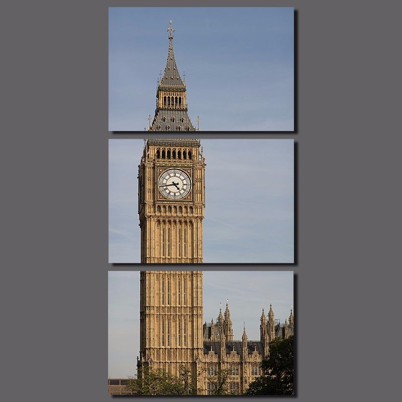 Acquista Torre Dellorologio Londra Costruire Big Ben Decorazione Moderna Great Bell Tela Della Parete Del Salone Dellarte Home Decor Senza Cornice A 7 39 Dal Xiaofang8810 Dhgate Com