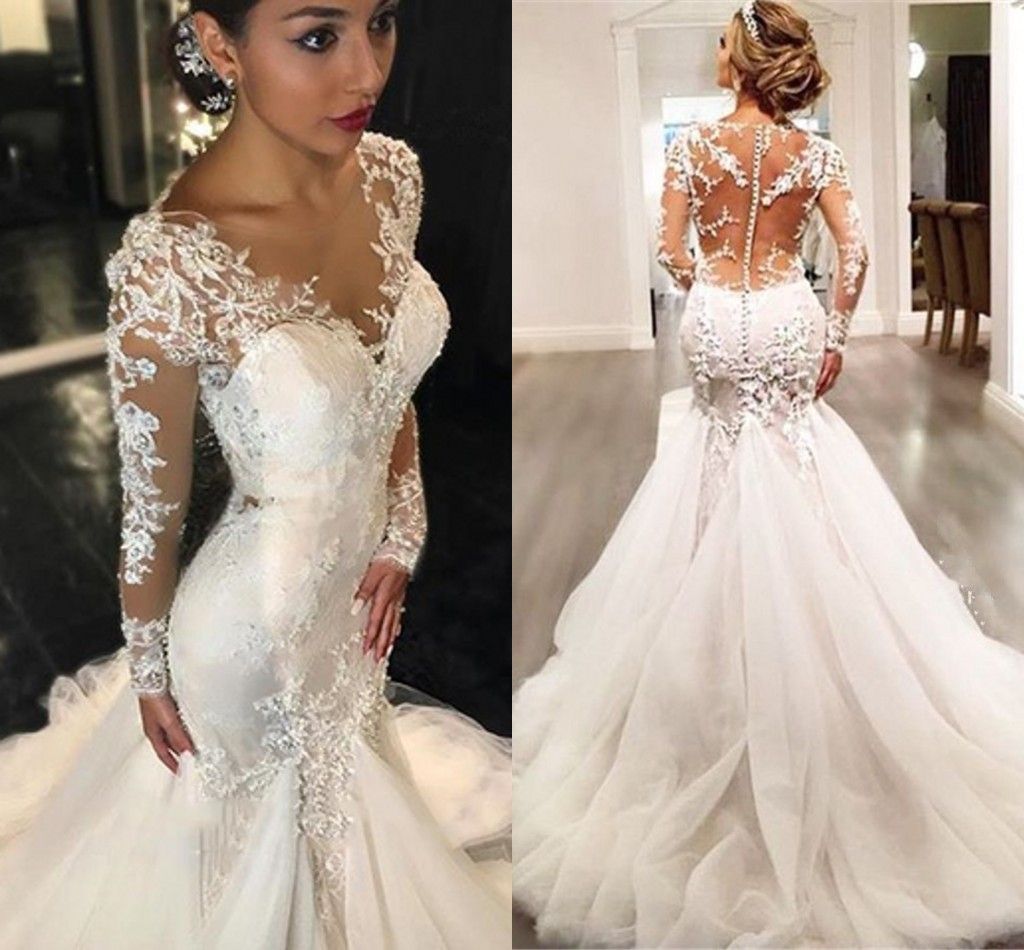trumpet style gown