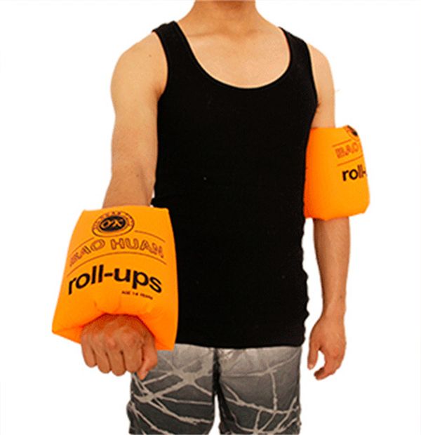 Pool Float Learn To Swim Arm Circle Flotation Collars Double Balloon