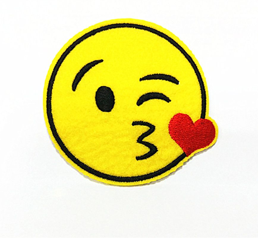 Compre 10 Piezas Emoticonos De Dibujos Animados Beso De