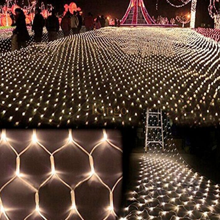 New Led Net Lights 3 X2m 204 Leds 4 Colours To Choose New Led Net Lights 3 X2m 204 Leds 4 Colours To Choose Outdoor 110v 220v Us Eu Plug Waterproof Light Fast Ship Holiday Decorations