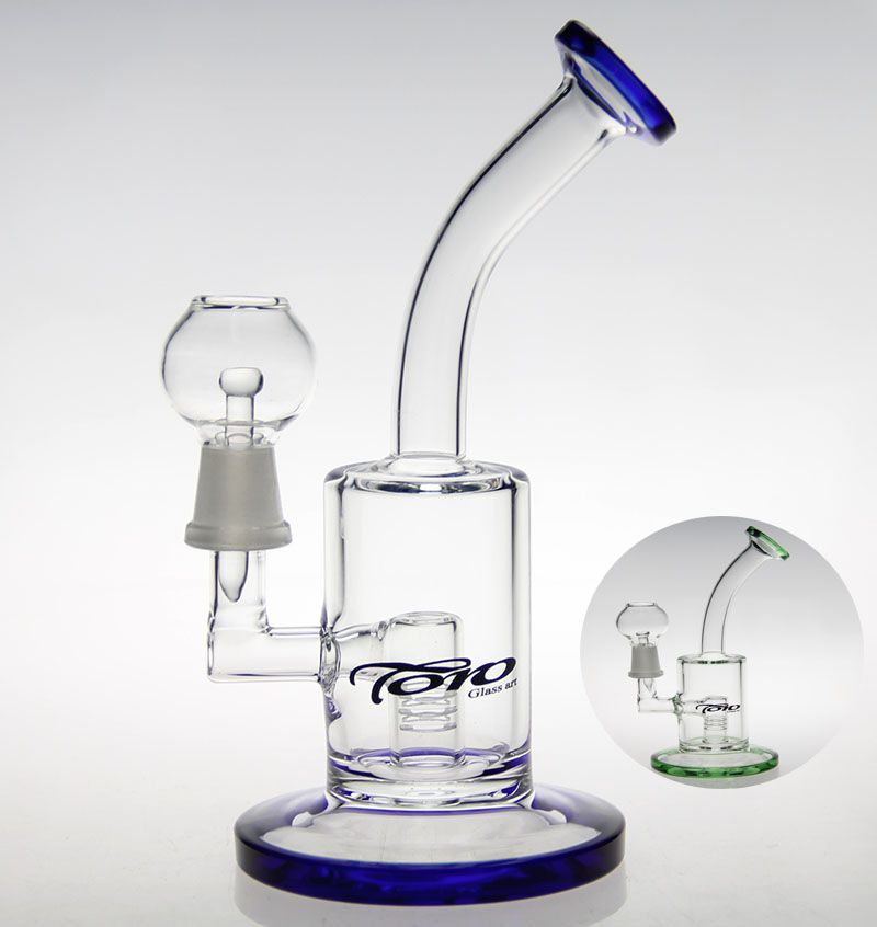2019 High Quality TORO GLASS ART Pyrex Glass Bong Oil Rig Dabs Water