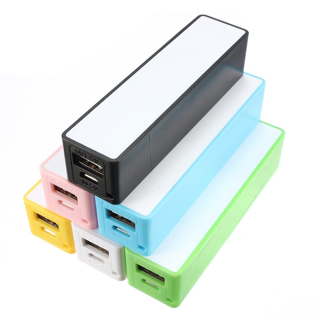 Portable Mobile Power Bank USB Backup External 18650 Battery Charger