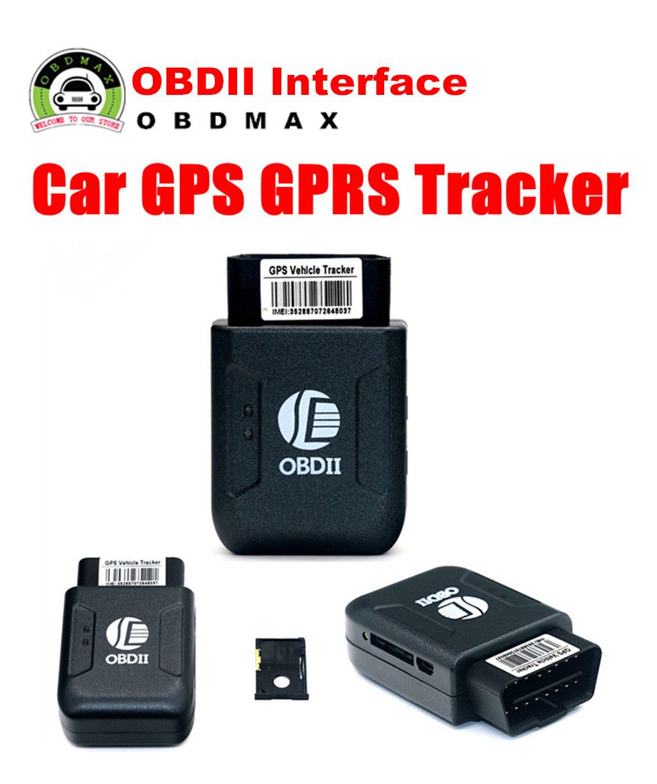 TK206 Car GPS GPRS Tracker OBDII Interface Geo Fence Function Without OBD Function Auto Fleet