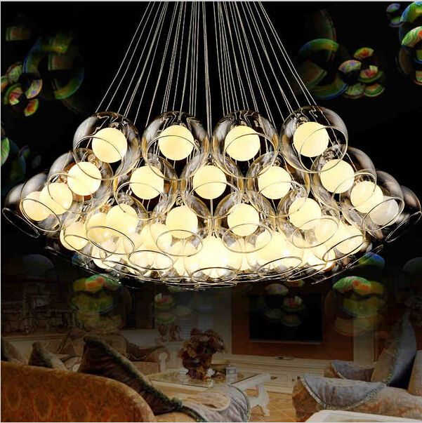 Modern Art Glass Chandelier Diy Ball Pendant Light Fixture G4 Modern Art Glass Chandelier Diy Ball Pendant Light Fixture G4 Hanging For Living Room Bar Restaurant Ac85 265v Track Lighting