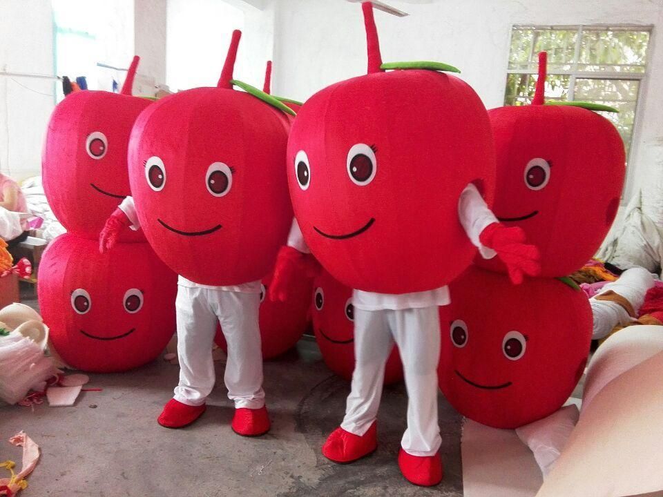 2016 new customized red apple mascot costumes fruit mascot costumes halloween costumes chirstmas party adult size fancy dress make mascot head patrick - Apple Halloween Costumes 2016 new customized red apple mascot costumes fruit mascot costumes halloween costumes chirstmas party adult size fancy dress make mascot head patrick - Apple Halloween Costumes