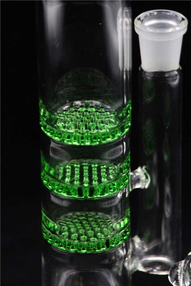 2021 Hand Blown Glass Bong Handy Glass Water Pipes 3 Layer