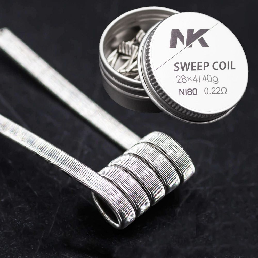 Sheen Top Selling Ni80 Fused Clapton Prebuilt Wire Four Core 28ga Round