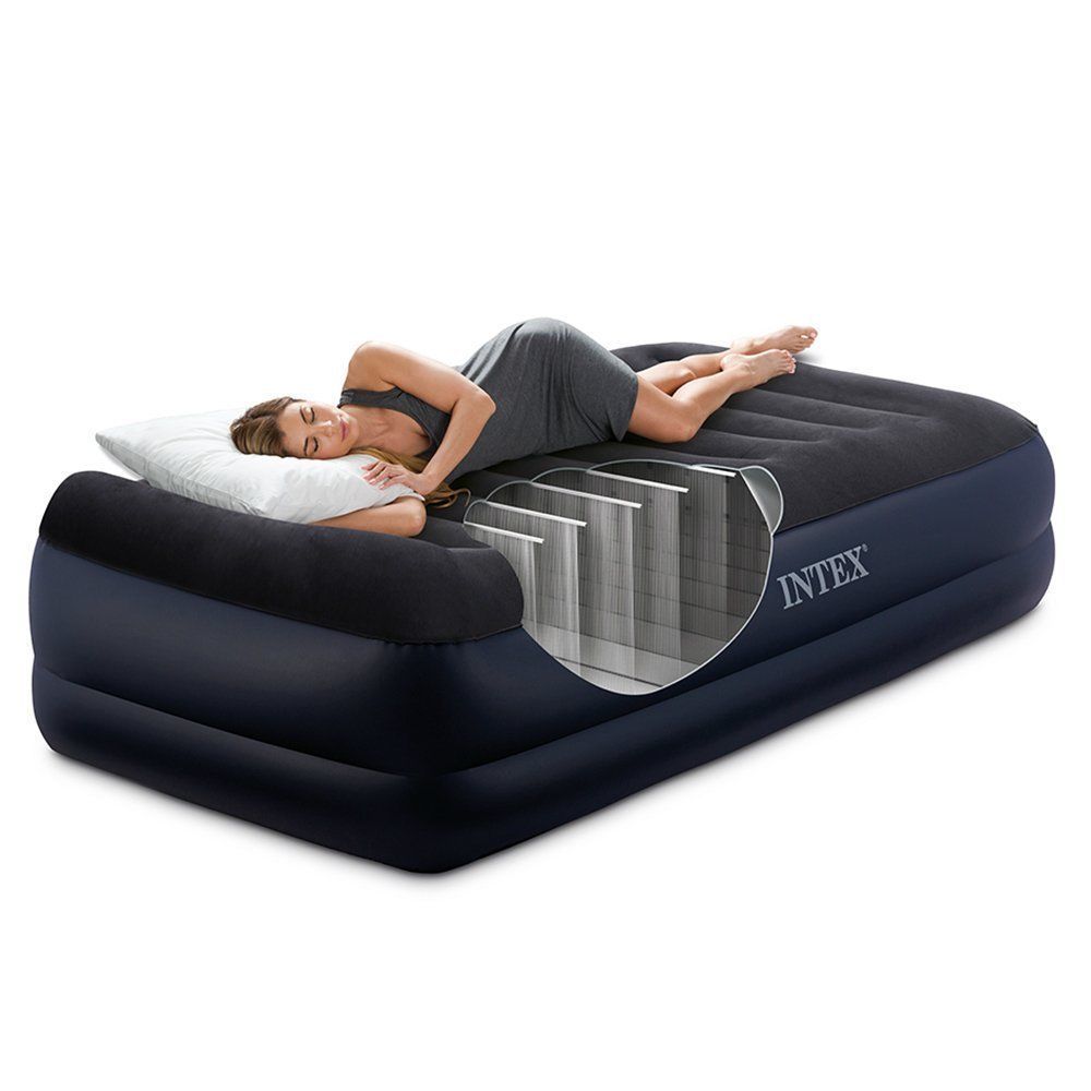 Intex Twin Pillow Rest Fiber Tech Airbed Air Mattress Bed With Built Intex Twin Pillow Rest Fiber Tech Airbed Air Mattress Bed With Built In Pump Beds Mattresses 38 26 Piece On Xiangxing668 S Dhgate Com