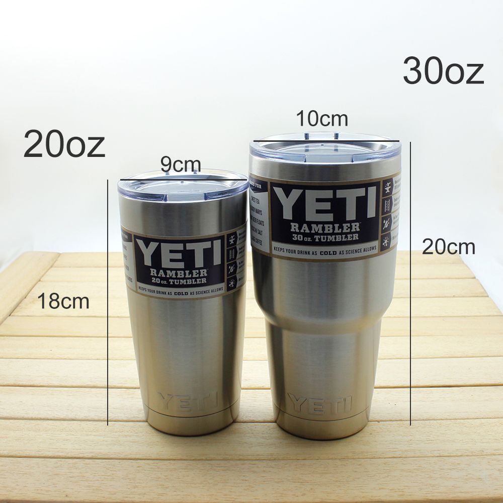 YETI Drop Shipping 20 30 Oz Cup Cooler YETI Rambler Tumbler For Travel