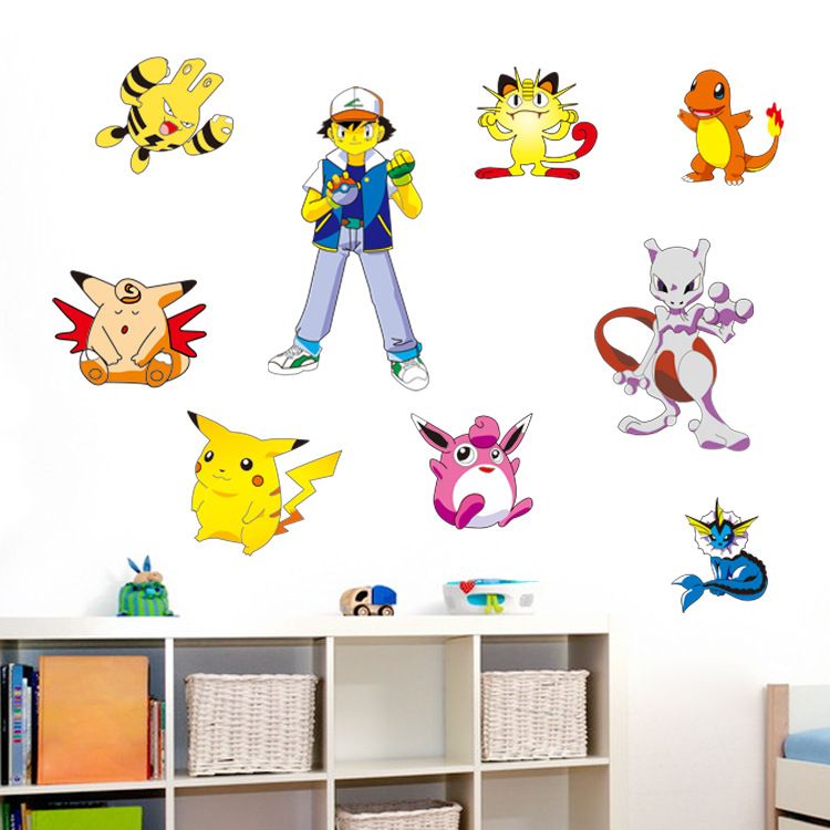 Acquista poke go wall stickers bambini camere home decorazioni ... Wall stickers per bambini