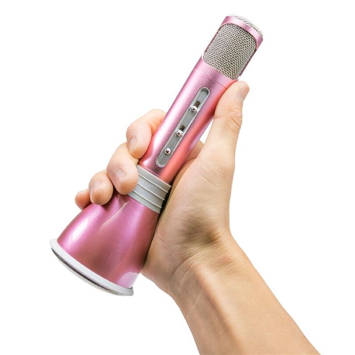 Wholesale K068 Wireless Karaoke Microphone With Mic Speaker Condenser