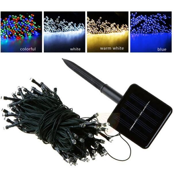 100 Led 200 Outdoor 8 Modes Solar Powered String Light Garden 100 Led 200 Outdoor 8 Modes Solar Powered String Light Garden Party Fairy Lamp 10m 22m Lights Strings From