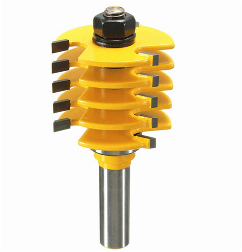 Drill Bits Wood Router Bit Solid Hardened Steel Body Adjustable 5 Blade