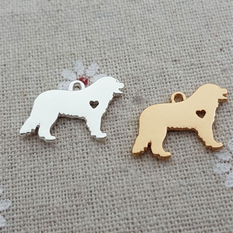 Free shipping retro style Lovely dog alloy charm pendants 14*18mm