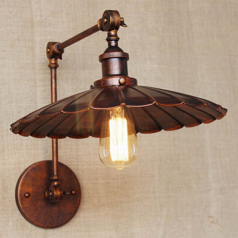 2019 Portuguese Style Antique Rust Wall Lamp Swing Arm 2019 Portuguese Style Antique Rust Wall Lamp Swing Arm Lighting For Workroom Bathroom Vanity 2 Applies Tornado From Zhoudan5249
