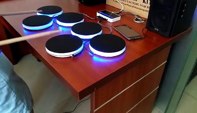 Grosshandel Elektronik Drum Set Tragbare Smart Drum Kit