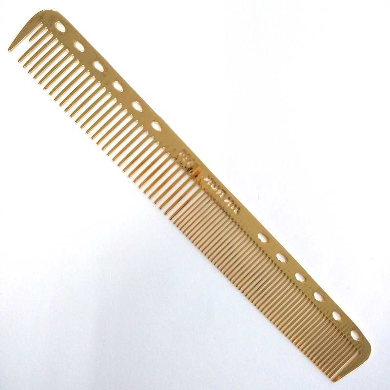 Gold Steel Combs Hair Cutting Combs Metal Hair Comb Barber Comb Style