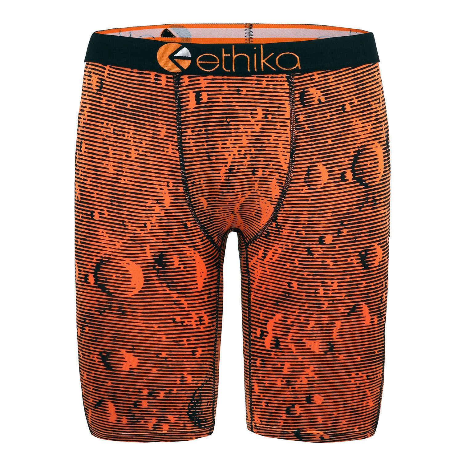 2019 Ethika Men'S Staple Underwear Boxers Orange Moon Sports Hip Hop