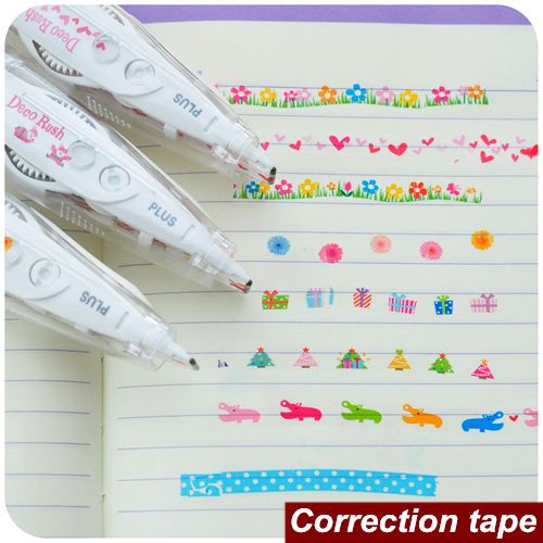 lace correction tapes plus deco tape kawaii stationery corretivo