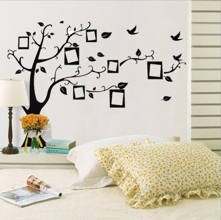 Acquista grande camera photo frame decoration alberi decalcomania ... Poster per salotto