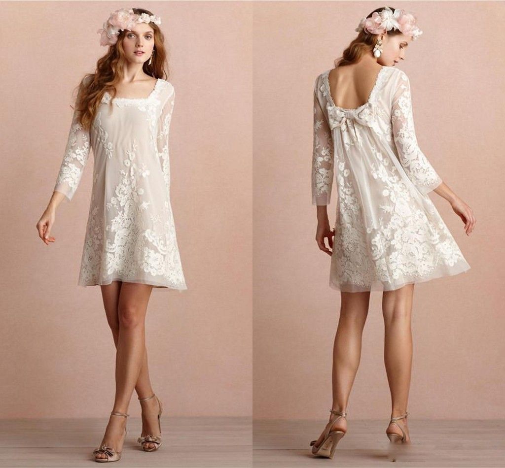 Discount Mini Short Wedding Dress