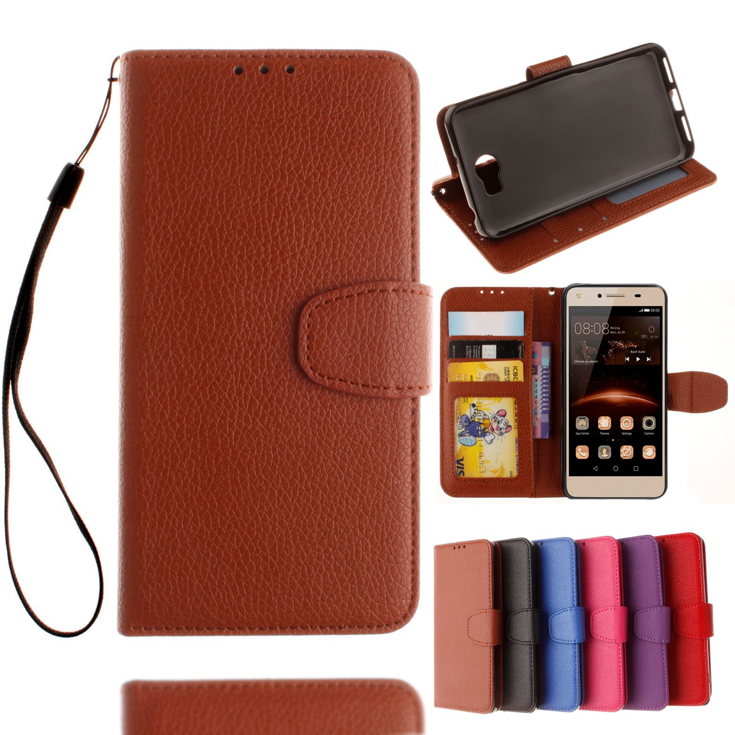 Custodia a Portafoglio per Samsung Galaxy S21 5G con Chiusura Magnetica