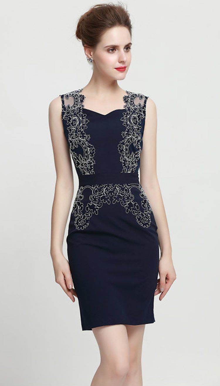 gola de vestido de festa