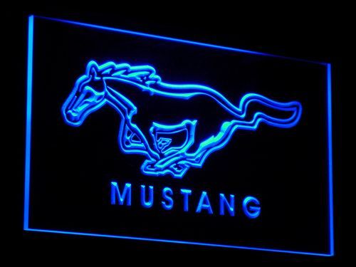 2019 D054 Ford Mustang Neon Sign Bar Beer Decor