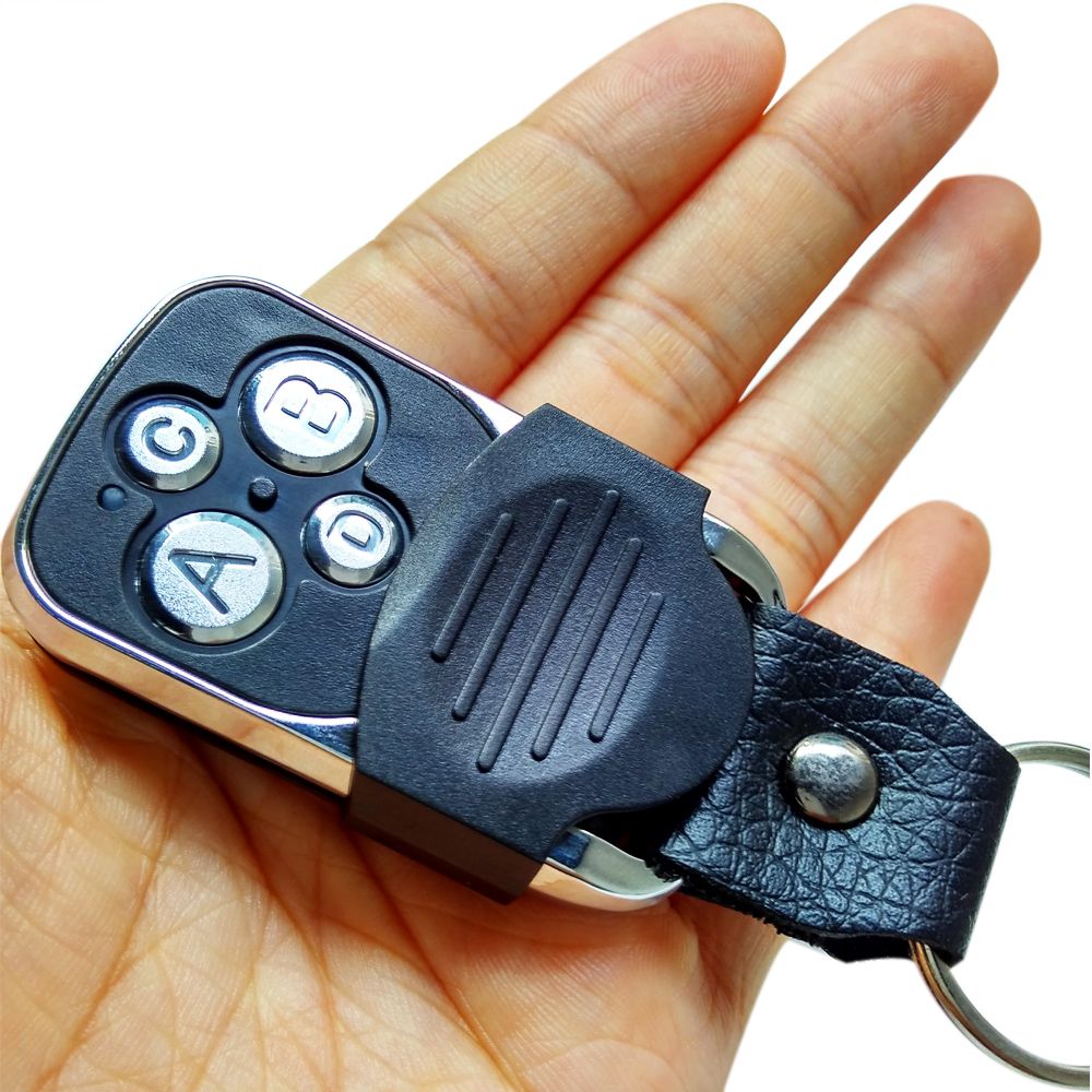 Electric 4 Channel Cloning 433mhz Garage Door Remote Control Electric 4 Channel Cloning 433mhz Garage Door Remote Control Transmitter Duplicator Rolling Code Face To Key Fob Universal