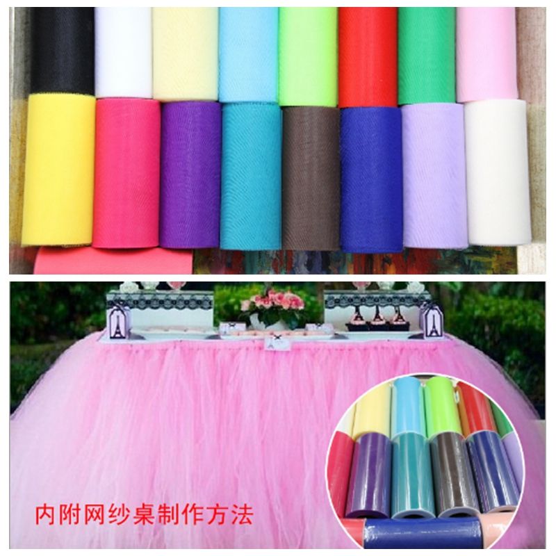 Acheter Vente En Gros De Bobines De Rouleau En Tulle DIY 6 ...