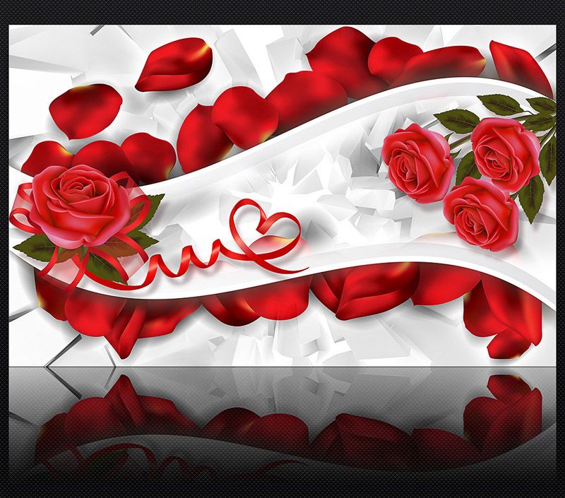 57 Romantic Red Wallpaper HD Terbaik