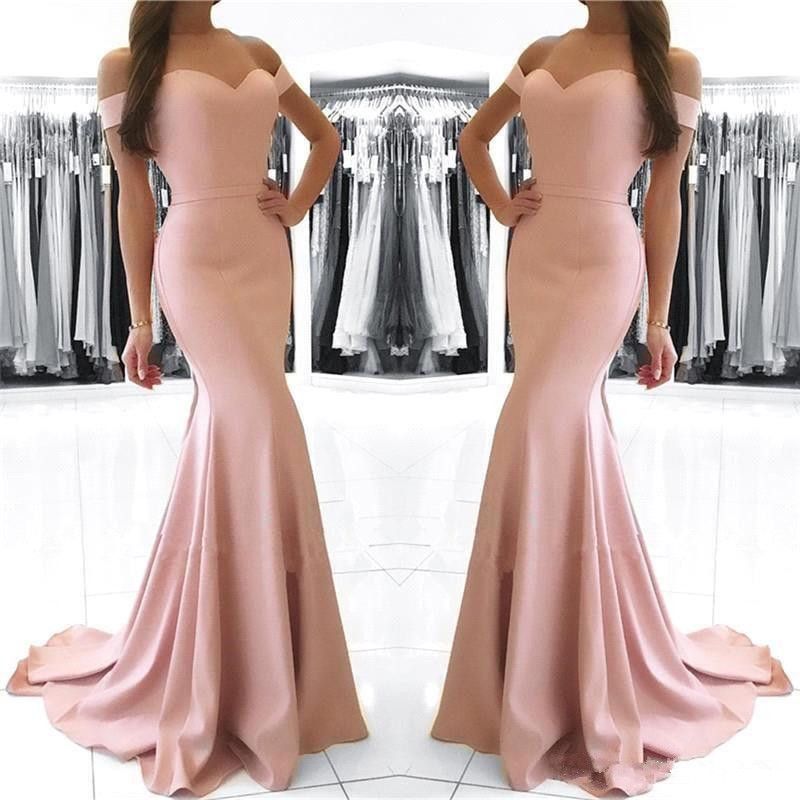 off shoulder prom dresses 2019