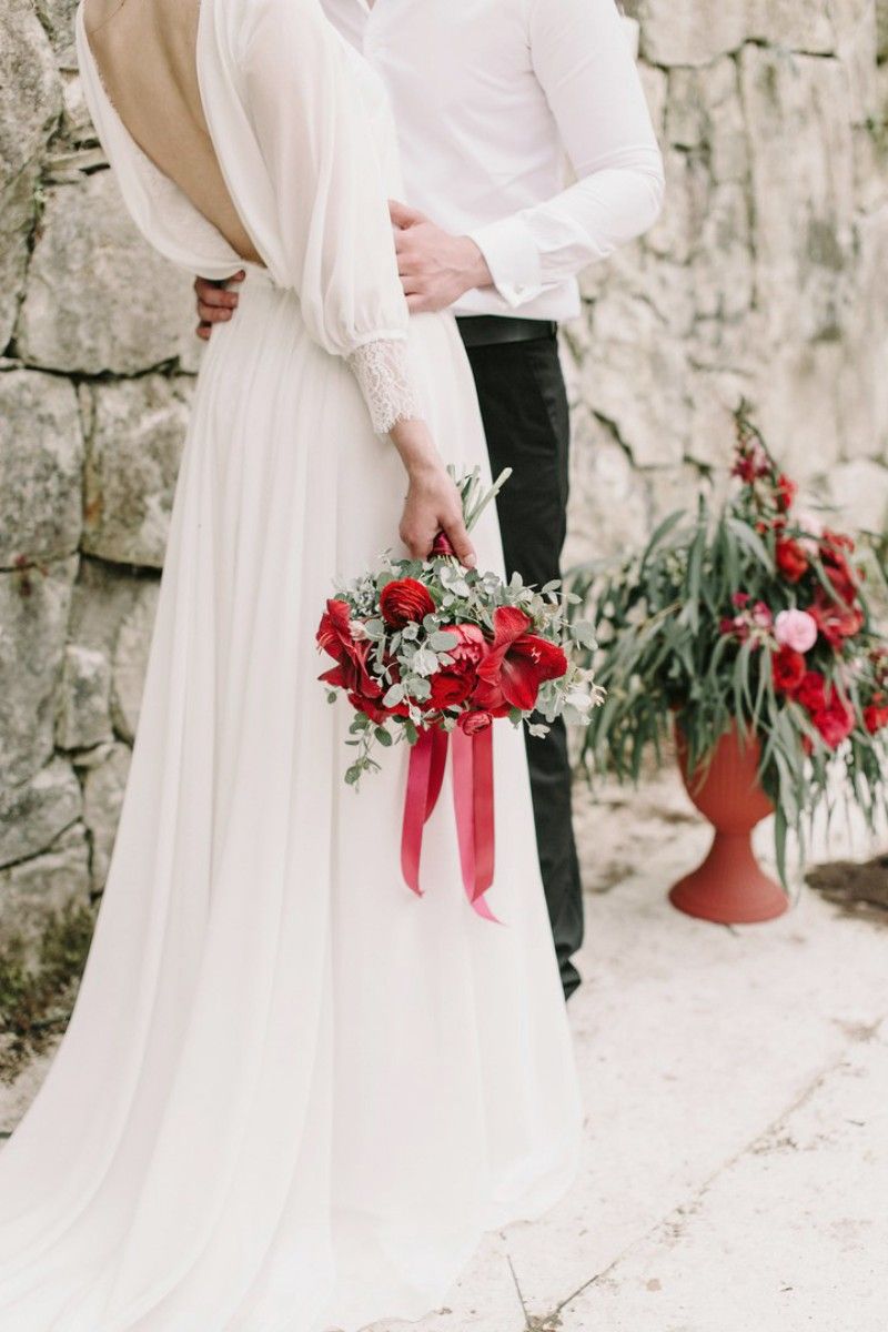 Discount Puffy Long Sleeve Greek Wedding Dresses Simple