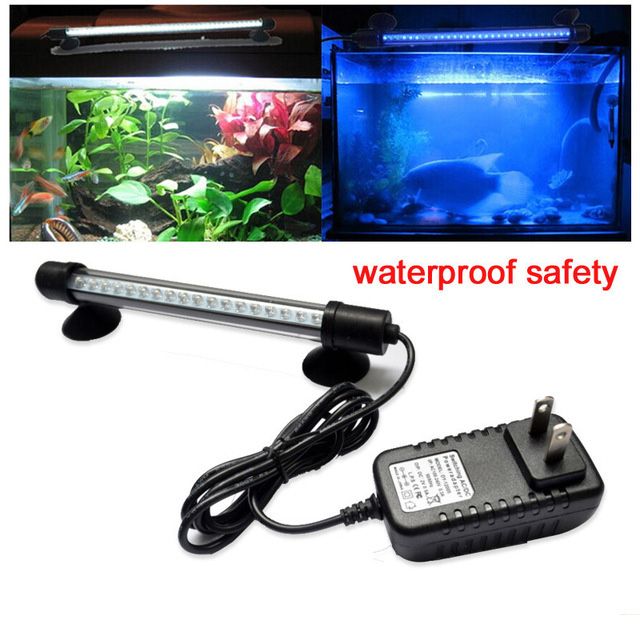 Ip68 Tank Bleu Marin Étanche Fish Corail Lampe 18cm Éclairage Led Ce Rouge Rgb Sous Lumières Piscinas Aquarium Piscine Lumière Blanc lFJ1cK