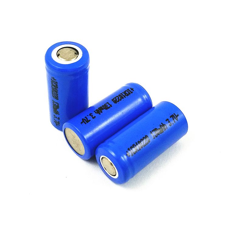 satın al silindirik düz Üst lityum iyon pil icr10220 120 mah 3 7 v iyon