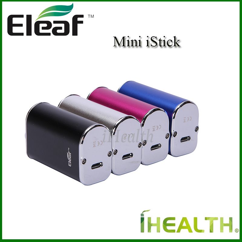 정통 Eleaf Mini Istick Kit 1050mAh 내장 배터리 10W Max 출력 가변 전압 Mod 4 Colos가있는 USB 케이블 EGO 커넥터