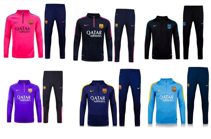 2019 16 Barcelona Jersey Survetement Football Track Suit Tracksuit